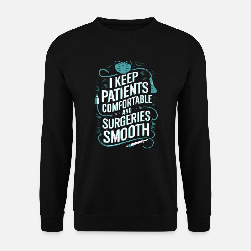 Anesthesia Technician Anesthesiologist Job - Unisex Sweatshirt - black