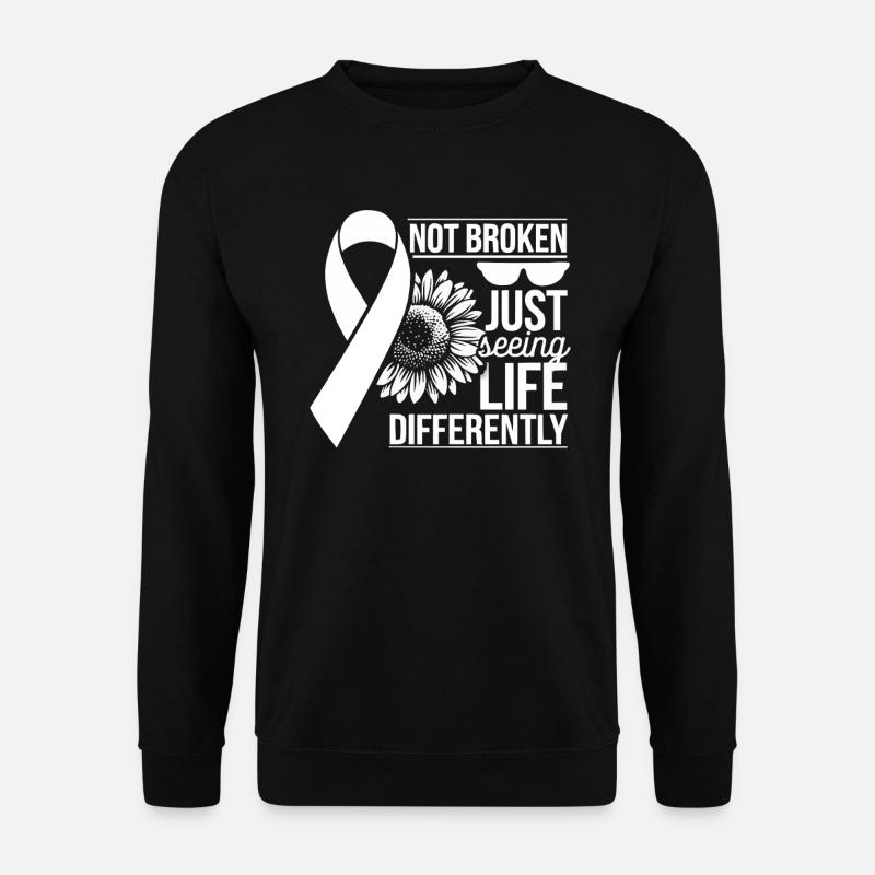 Blindheitsbewusstsein Sehbehinderte Blinde Menschen - Unisex Pullover - Schwarz