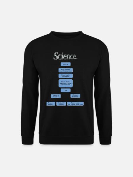 Organigramme scientifique - Sweat-shirt Unisexe - noir