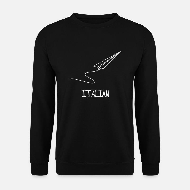 Italienisch - Unisex Pullover - Schwarz