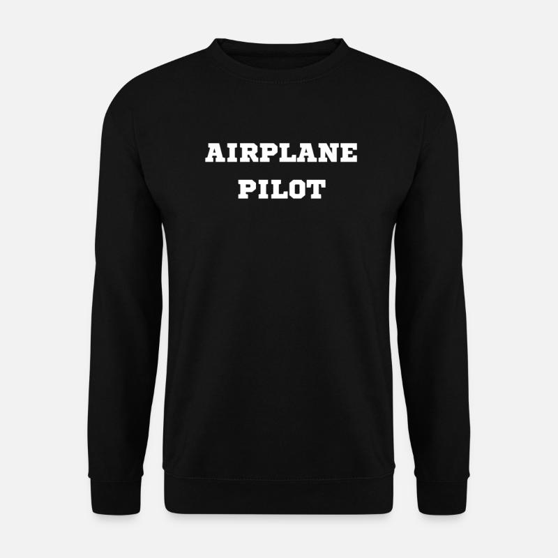 Aircraft pilot - Unisex Sweatshirt - black