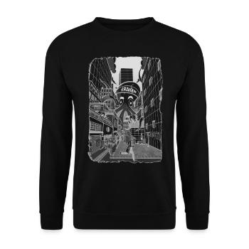 Kraken - Sweat-shirt Unisexe - noir - Devant - Alina (178cm) & Michal (187cm)