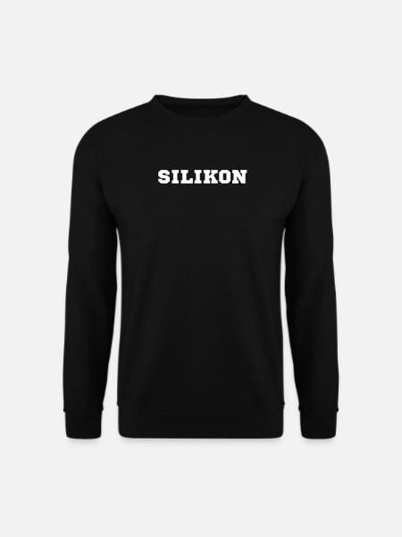 Silikon - Unisex Pullover - Schwarz