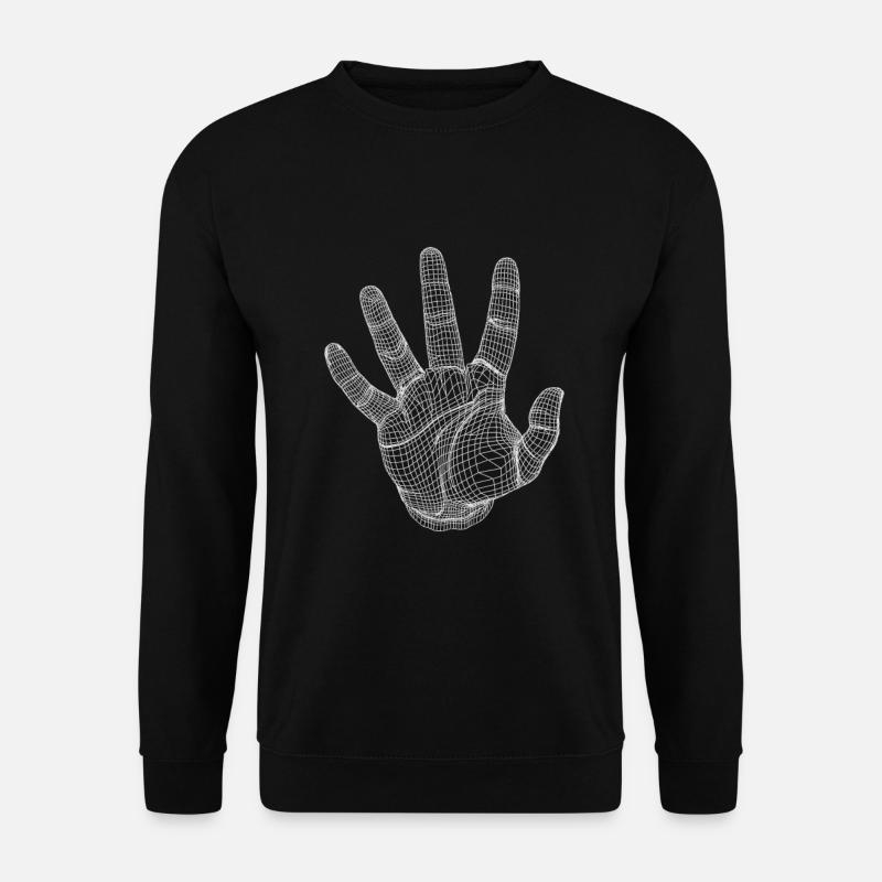 The hand - Unisex Sweatshirt - black