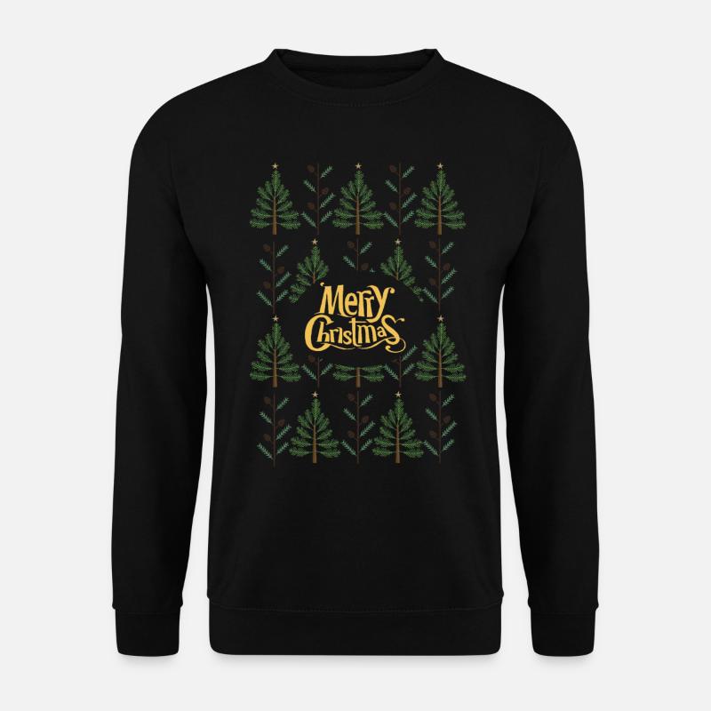 Wald Merry Christmas - Unisex Pullover - Schwarz