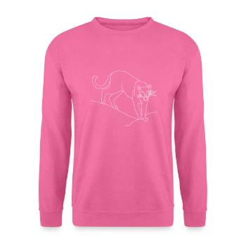 panther - Unisex Sweatshirt - pink - Front