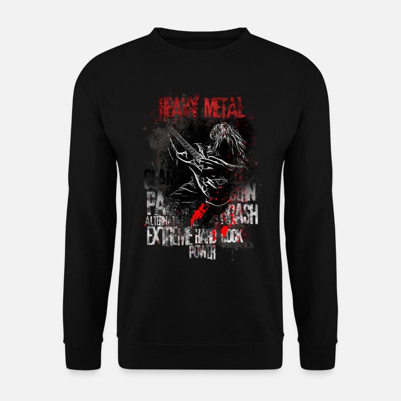 Heavy Metal - Unisex Pullover - Schwarz