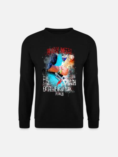 Heavy Metal - Unisex Pullover - Schwarz