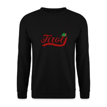 Chemise Tirol Autriche pour cadeau et idée - Sweat-shirt Unisexe - noir - Devant - Alina (178cm) & Michal (187cm)