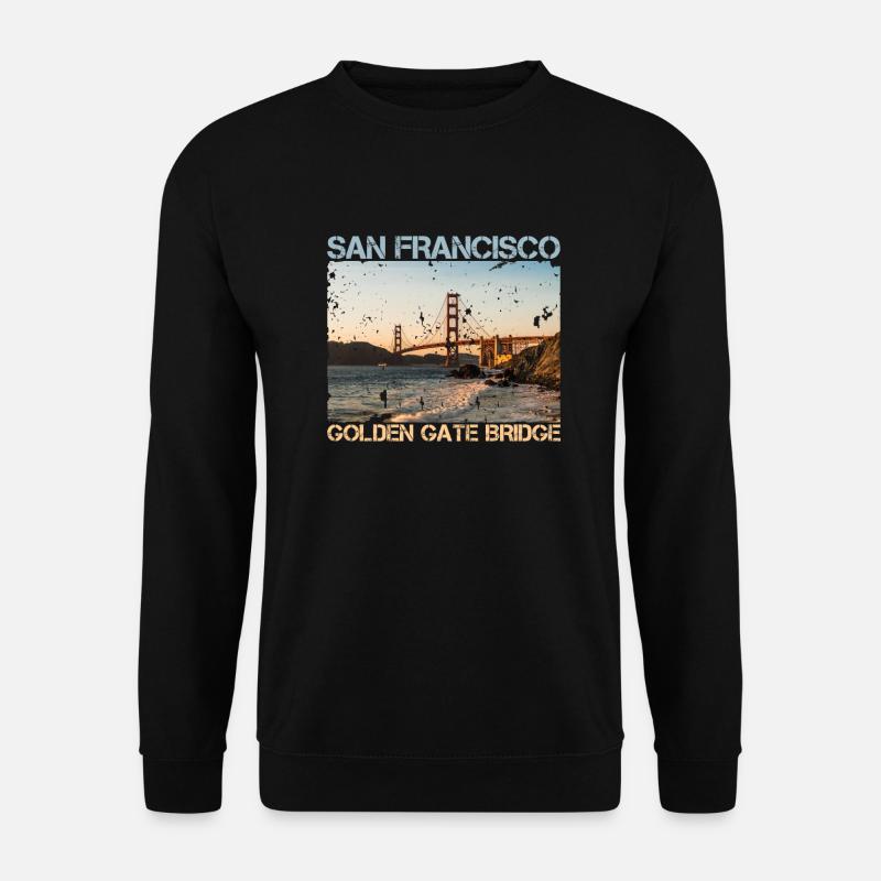 San Francisco - Unisex Pullover - Schwarz