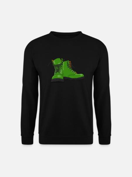 Green Boots - Unisex Sweatshirt - black