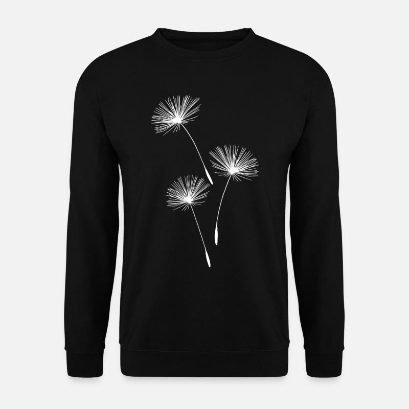 Pusteblume Dandelion Flower Blossoms - Unisex Sweatshirt - black