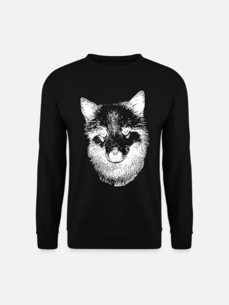 Iceland dog Icelandic Spitz - Unisex Sweatshirt - black