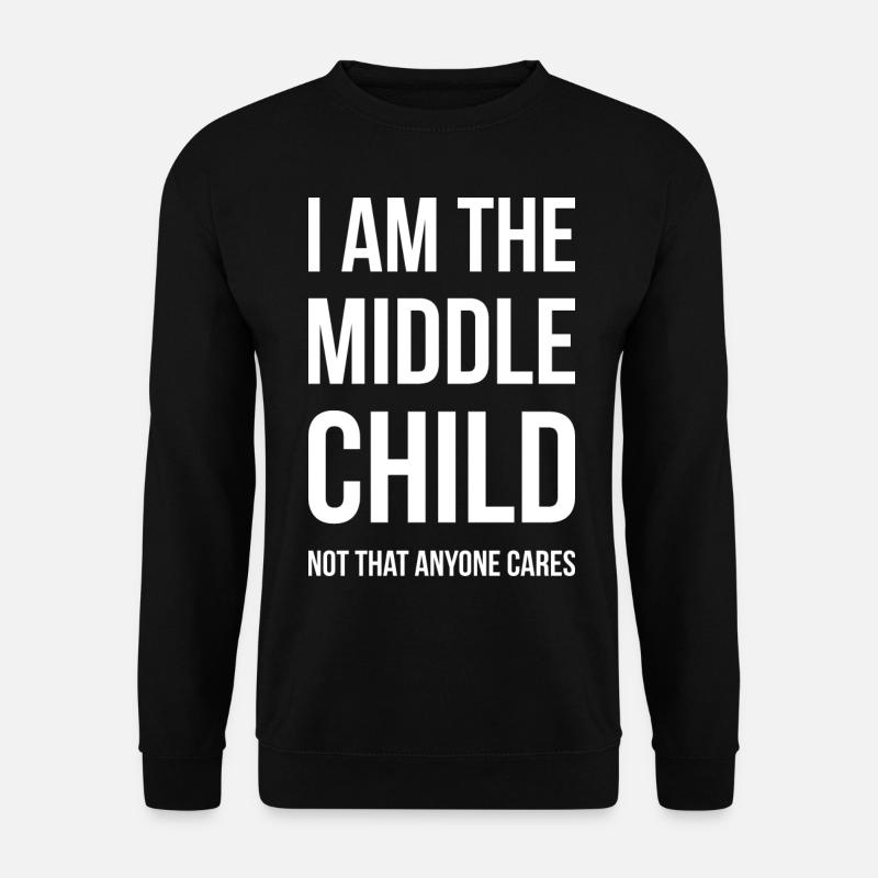 Mittleres Kind I - Unisex Pullover - Schwarz