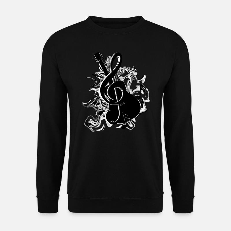Gitarre - Unisex Pullover - Schwarz