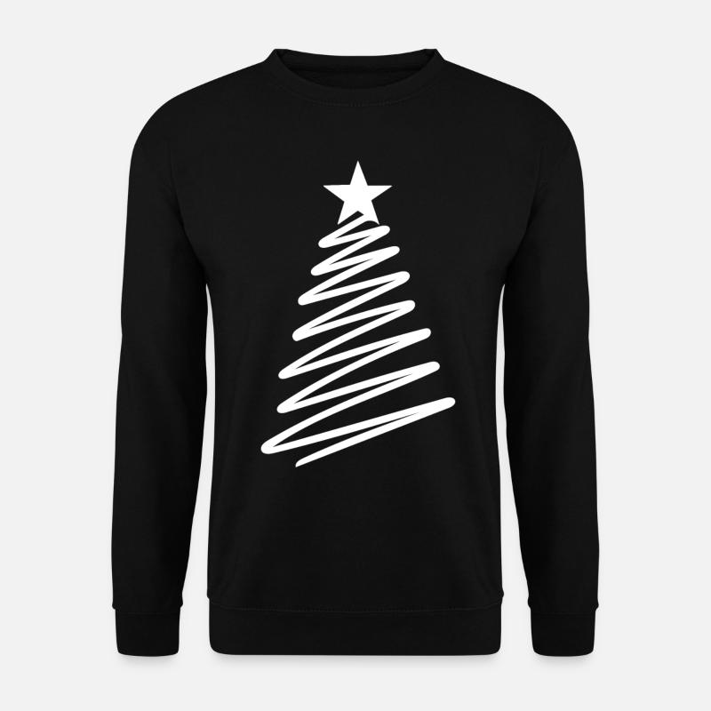 Christbaum Weihnachten Tanne - Unisex Pullover - Schwarz