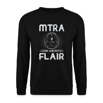 MTRA Medizinisch-Technischer Radiologie Mta - Unisex Pullover - Schwarz - Vorne - Alina (178cm) & Michal (187cm)