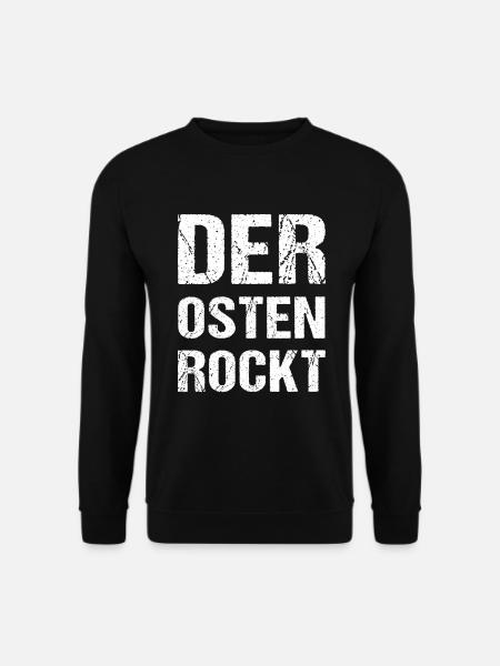 Der Osten Rockt Ossi DDR Ostdeutschland - Unisex Pullover - Schwarz