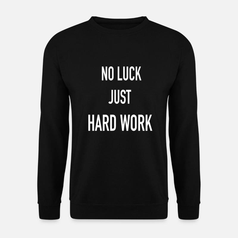 PAS DE CHANCE JUSTE DU TRAVAIL ACHARNÉ - Sweat-shirt Unisexe - noir