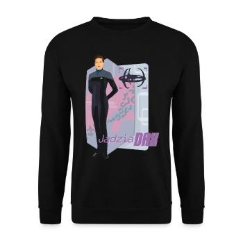 Star Trek Deep Space Nine Jadzia Dax - Sweat-shirt Unisexe - noir - Devant - Alina (178cm) & Michal (187cm)