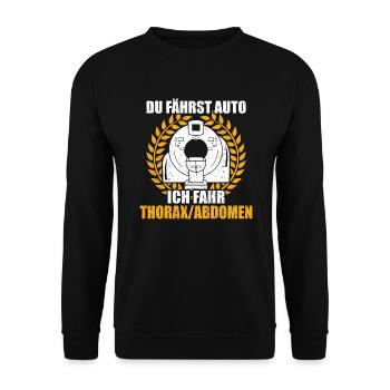 MTRA Medizinisch-Technischer Radiologie Mta - Unisex Pullover - Schwarz - Vorne - Alina (178cm) & Michal (187cm)