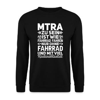 MTRA Medizinisch-Technischer Radiologie Mta - Unisex Pullover - Schwarz - Vorne - Alina (178cm) & Michal (187cm)
