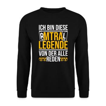 MTRA Medizinisch-Technischer Radiologie Mta - Unisex Pullover - Schwarz - Vorne - Alina (178cm) & Michal (187cm)