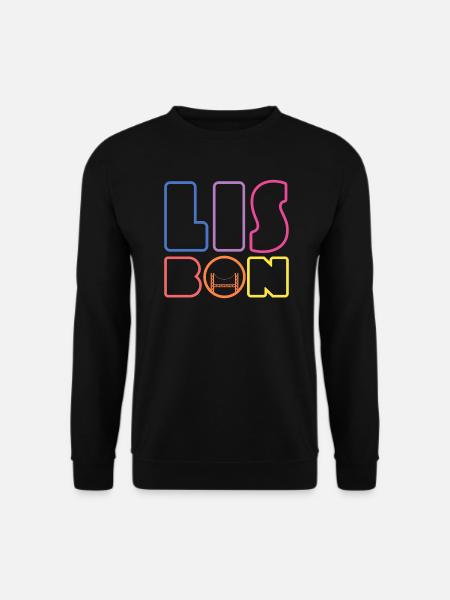 Lisboa Portugal Souvenir Portugiese Lissabon - Unisex Pullover - Schwarz
