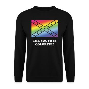 Le sud est coloré! - Sweat-shirt Unisexe - noir - Devant - Alina (178cm) & Michal (187cm)