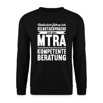 MTRA Medizinisch-Technischer Radiologie Assistent - Unisex Pullover - Schwarz - Vorne - Alina (178cm) & Michal (187cm)
