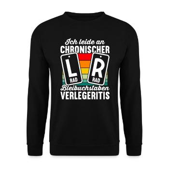 MTRA Röntgen Radiologie Radiologe - Unisex Pullover - Schwarz - Vorne - Alina (178cm) & Michal (187cm)