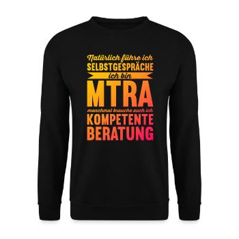 MTRA Radiologie Röntgen Radiologe MTA - Unisex Pullover - Schwarz - Vorne - Alina (178cm) & Michal (187cm)