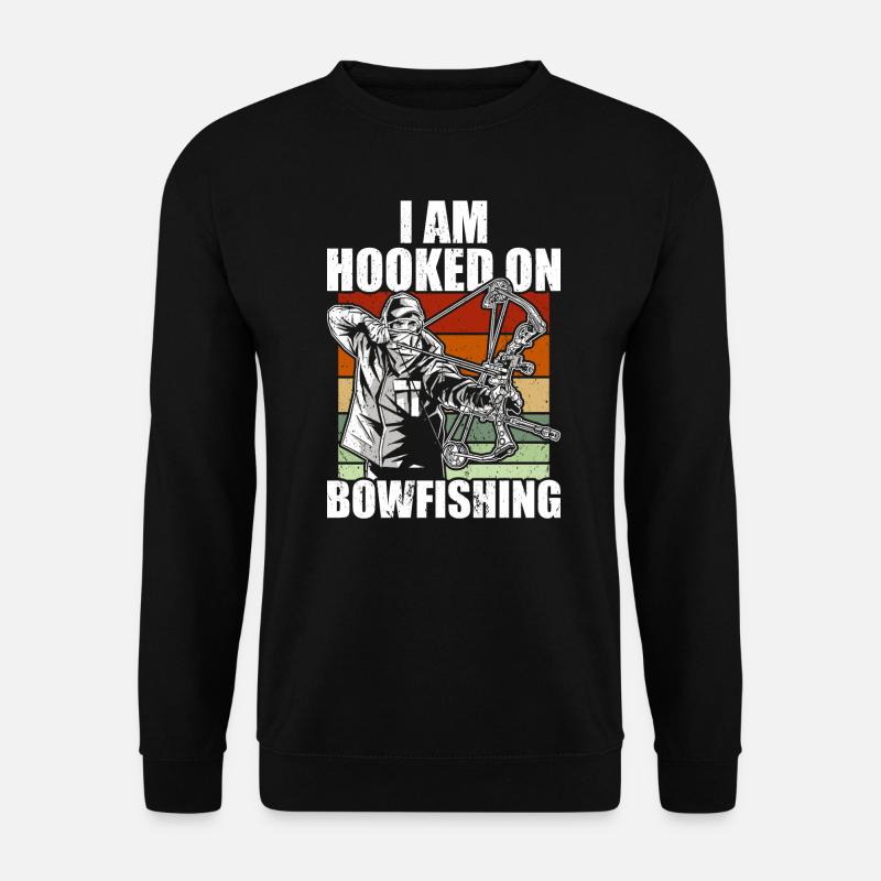 Bogenfischen - Unisex Pullover - Schwarz