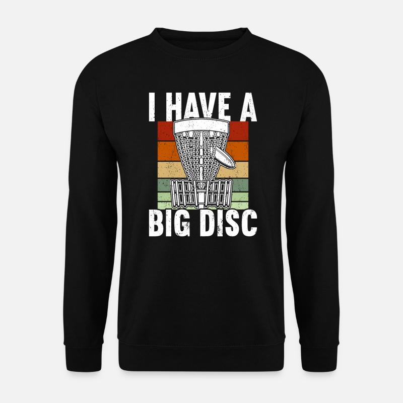 Disc Golf - Sweat-shirt Unisexe - noir
