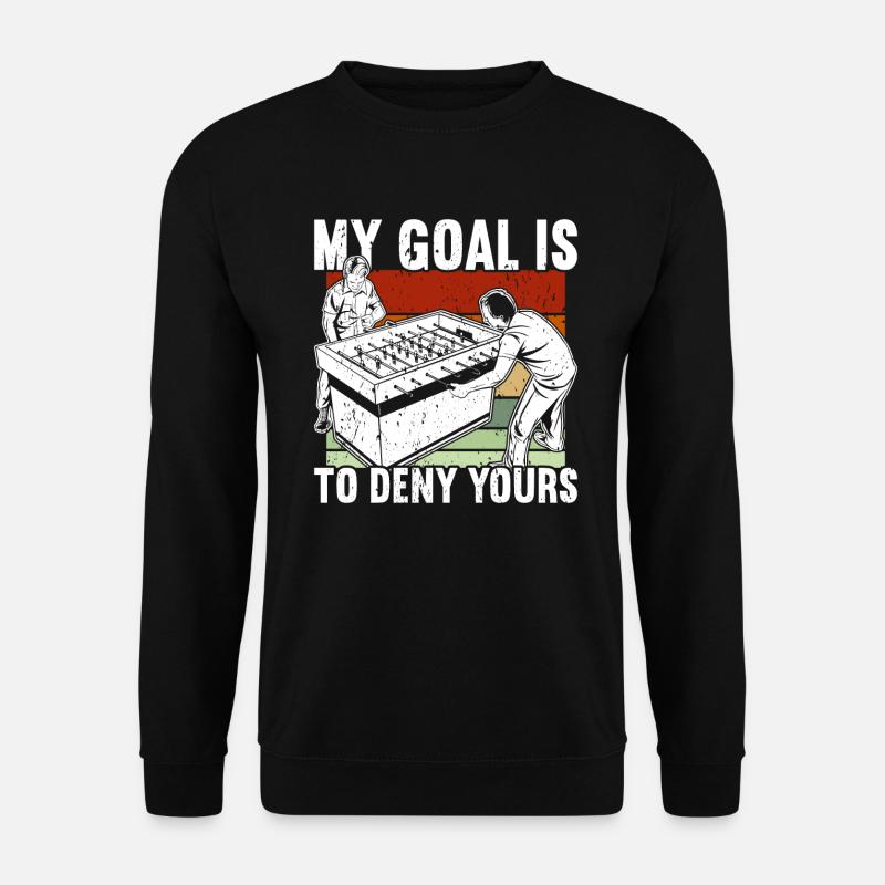 Tischfußball - Unisex Pullover - Schwarz