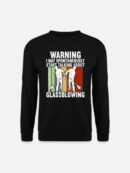 Glasbläserei Glasbläserei Glasbläser - Unisex Pullover - Schwarz