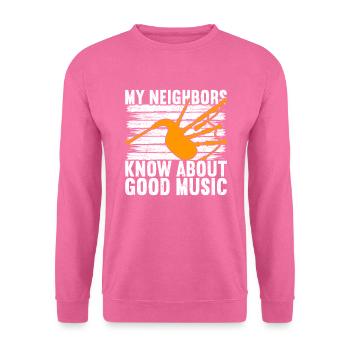 Joueur de cornemuse Cornemuse Bagpiper - Sweat-shirt Unisexe - rose - Devant