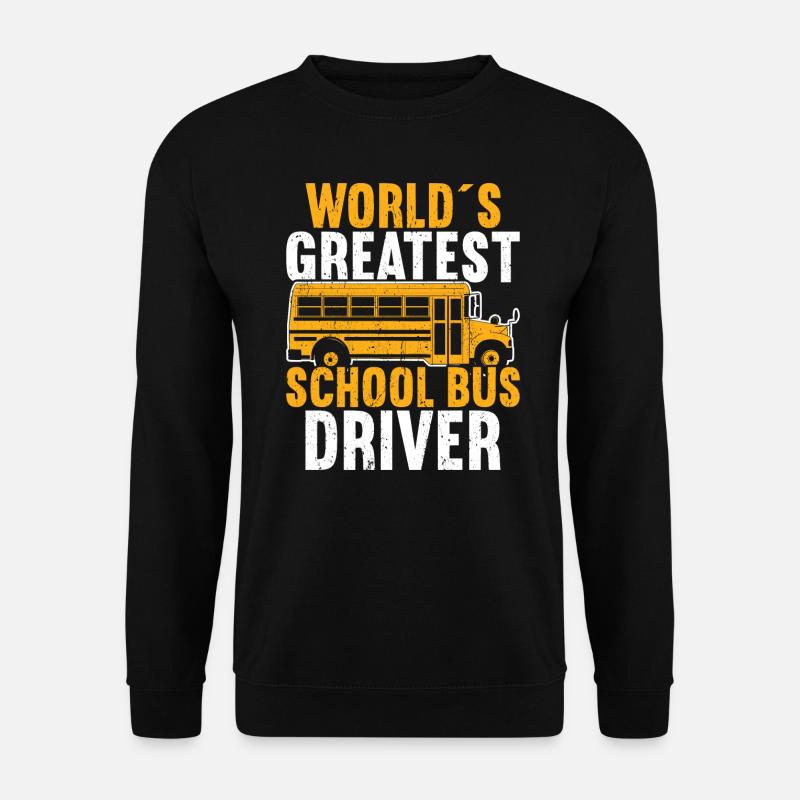 School Bus Driver - Unisex Sweatshirt - black