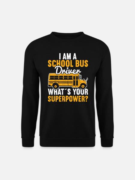 Schulbusfahrer - Unisex Pullover - Schwarz