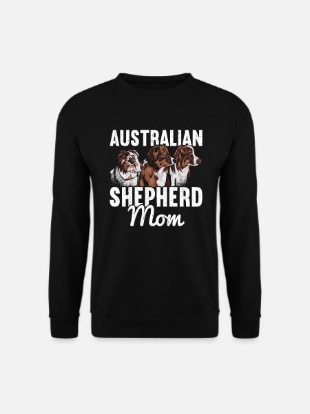 Australian Shepherd Dog - Unisex Sweatshirt - black