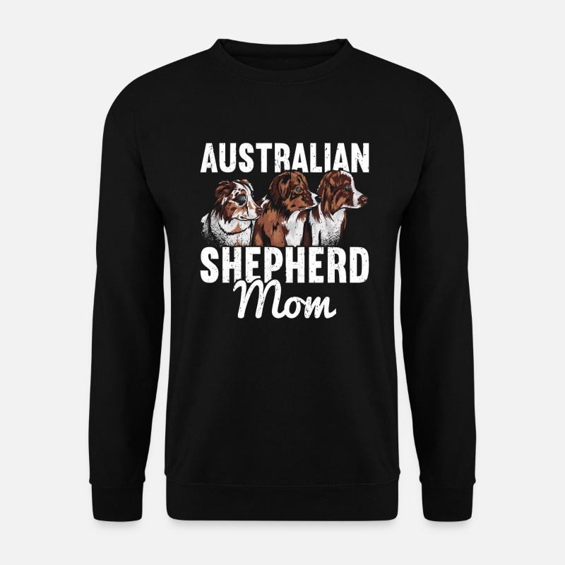 Australian Shepherd Dog - Unisex Sweatshirt - black