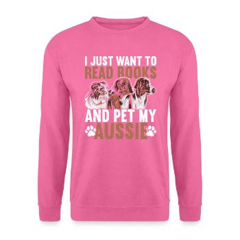 Australischer Schäferhund - Unisex Pullover - Pink - Vorne