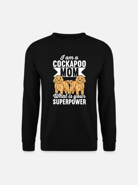 Cockapoo Dog - Unisex Sweatshirt - black