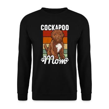 Cockapoo - Unisex Sweatshirt - black - Front - Alina (178cm) & Michal (187cm)