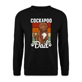 Cockapoo - Unisex Sweatshirt - black - Front - Alina (178cm) & Michal (187cm)