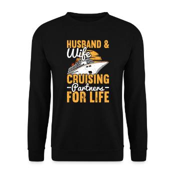 Croisière Croisière Vacances Croisière en famille - Sweat-shirt Unisexe - noir - Devant - Alina (178cm) & Michal (187cm)