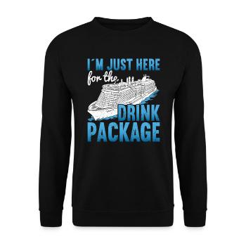 Croisière Croisière Vacances Croisière en famille - Sweat-shirt Unisexe - noir - Devant - Alina (178cm) & Michal (187cm)