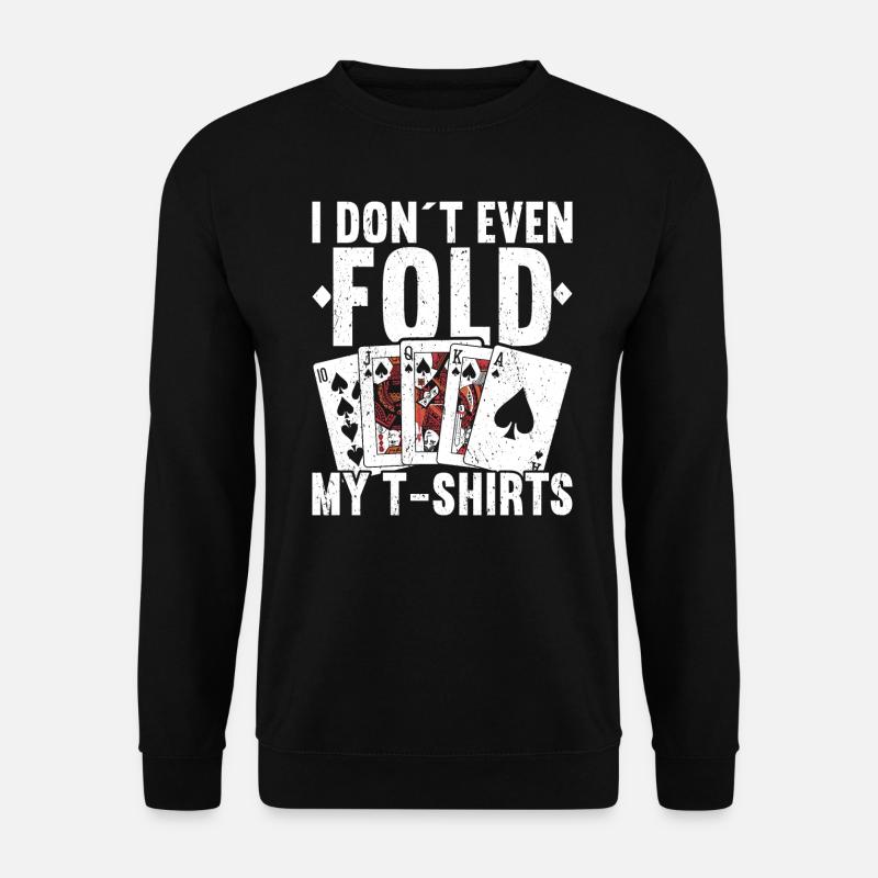 Poker - Unisex Pullover - Schwarz