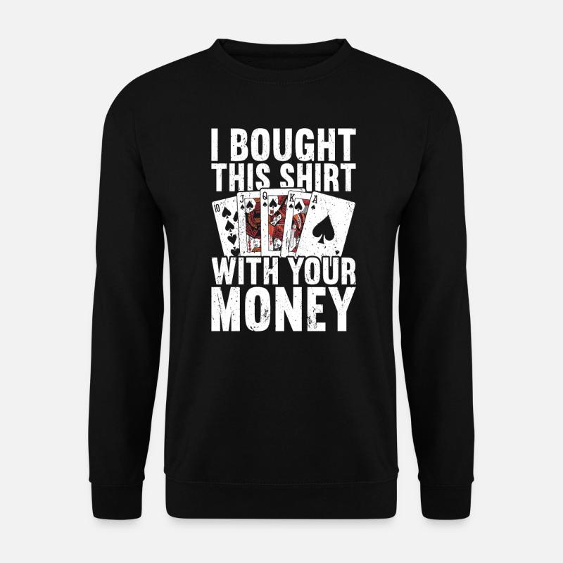 Poker - Unisex Sweatshirt - black