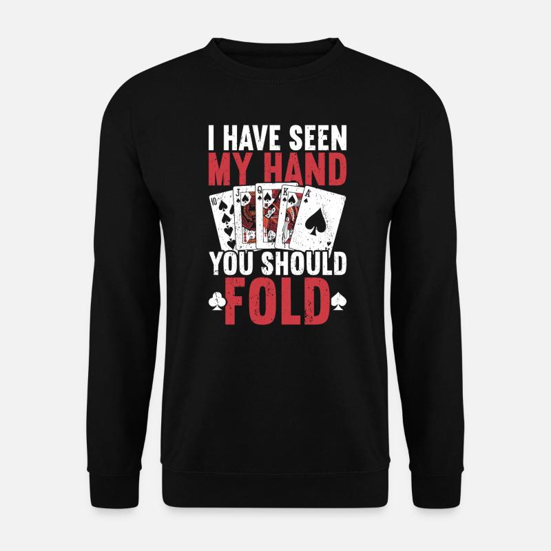 Poker - Unisex Pullover - Schwarz